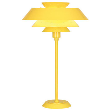 Pierce Table Lamp, Canary Yellow