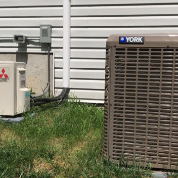 York AC Unit + Mini Split System Installation