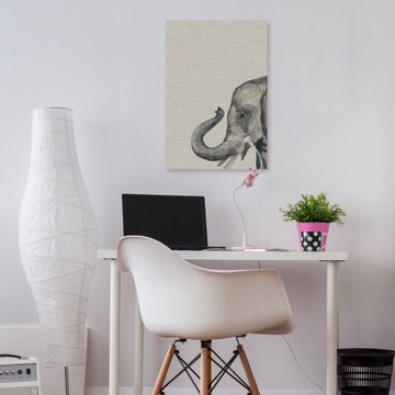 "Gentle Giant" Painting Print on Wrapped Canvas