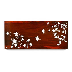 Liquid Amber Wall Art - Metal Wall Art
