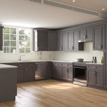 Town Collection Townsquare Grey Cabinets
