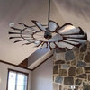 Windmill Ceiling Fan, 72", Barn Metal