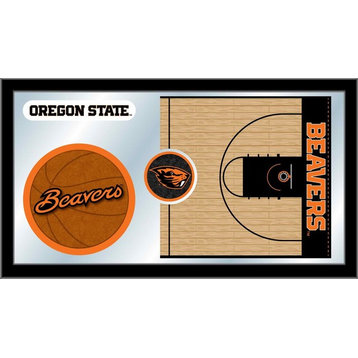 Oregon State 15"x26" Basketball Mirror by Holland Bar Stool Company