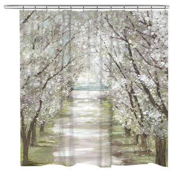 Through the Trees Shower Curtain