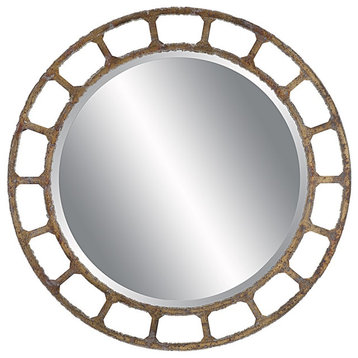 Uttermost Darby Distressed Round Mirror, 9759