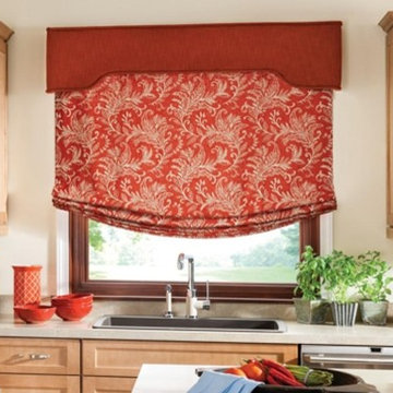 The best designs for kitchen roman blinds and curtains