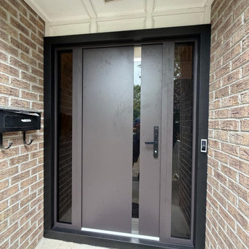 Metal-aluminum doors - Cynex 6777 Brown