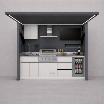 Rumi Elite Pod - High-End Fully Assembled Outdoor Kitchen
