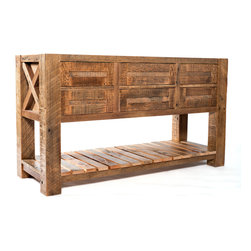 Reclaimed Pine Vanities - Bathroom Vanities And Sink Consoles