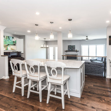 Reston Lakefront Townhome Transitional First Floor