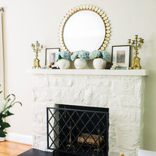 mirrors above mantels