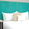 Handcrafted Headboard, Hanger Style, Turquoise, King