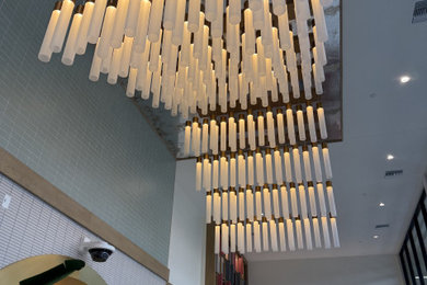 Example of a trendy entryway design in Phoenix
