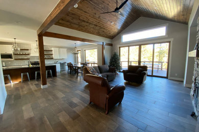 Inspiration for a modern home design remodel in Denver