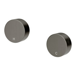 MEIR SHADOW CIRCULAR WALL TAPS SKU: MW11-PVDGM - Bathroom Sink Taps