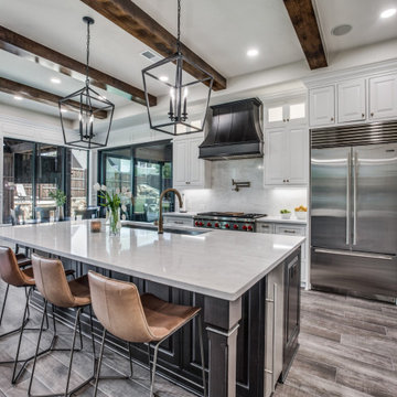 Kitchen, Living Room, Laundry Room & Bar (Frisco, TX)