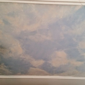 Billiard room sky ceiling