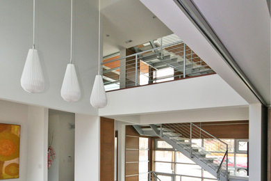Dining room - modern dining room idea in Denver