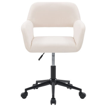 CorLiving Marlowe Upholstered Task Chair, Off White