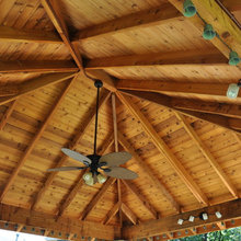 pavilion with fan