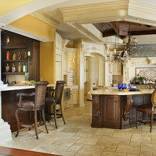 Peter Salerno Inc. White brown oak