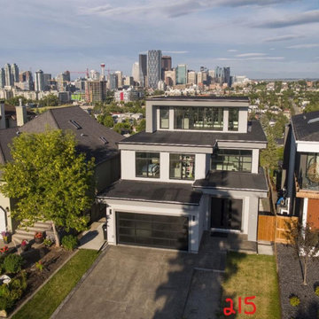 bridgeland with city skyline view