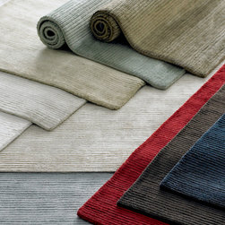 Esquisite Rugs Textured Lines Rug - Rugs