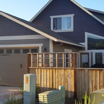 Hillside subdivision homes