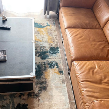 J'AI CINÉ - Décoration d'une pièce de vie sur le thème du cinéma - 25m²