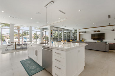 Kitchen - modern kitchen idea in Miami