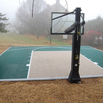 All-weather Backyard Basketball Courts