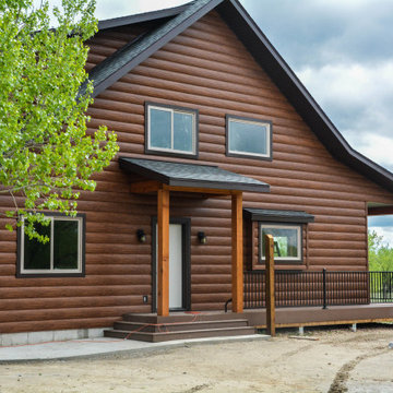 Metal Log Home