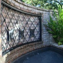 iron wall fountains