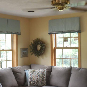 box pleated valances