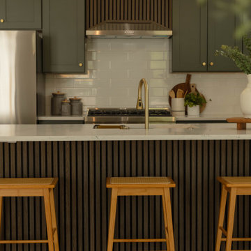 Toasted Walnut Accents Throughout Home