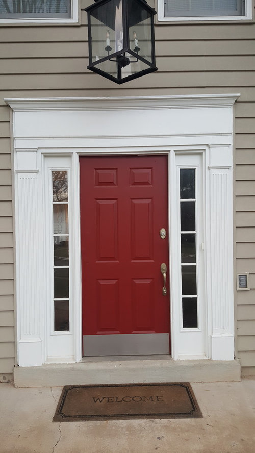 Add A Storm Door To Drafty Door Or Replace Door With New Door