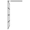 vidaXL Shower Enclosure Walk-in Shower Screen Frosted Tempered Glass 55.1"x76.8"