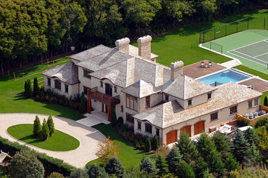 Traditional exterior home idea in New York