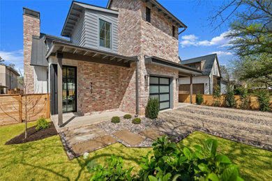 Transitional exterior home photo in Austin