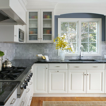 White Transitional Ridgewood Home