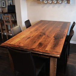 Reclaimed Wood Harvest Tables - Products