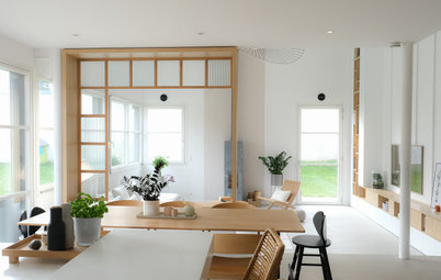 France Houzz: From Bare and Bland to a Bold Minimalist Beauty