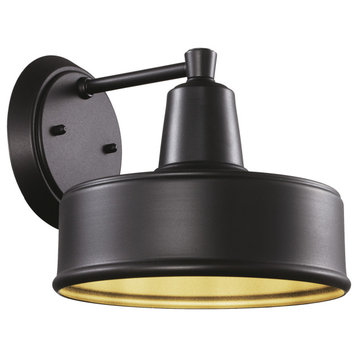 Trans Globe Lighting 51321 Channing 8" Tall Outdoor Wall Sconce - Black