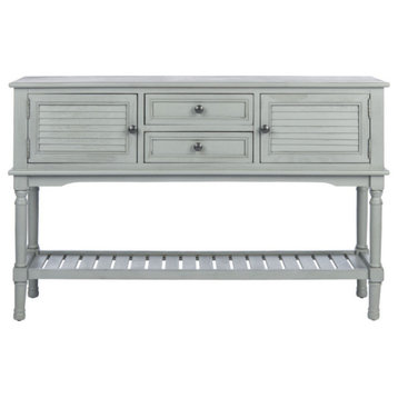 Piper 2 Drawer 2 Door Console Table, Distressed Gray