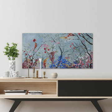 "Exquisite Paradise" Painting Print on Wrapped Canvas
