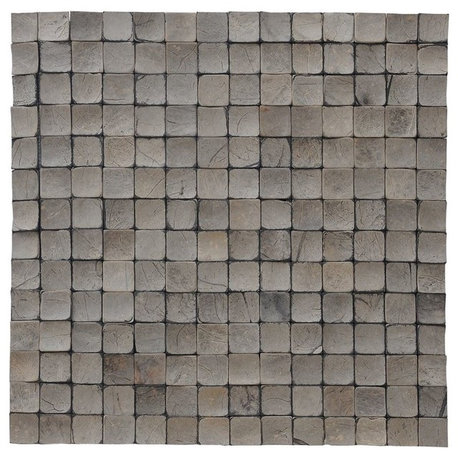 East at Main Tumbled Oyster Shell Coconut Shell Wall Tile