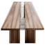 Regency Rectangular Table, Natural Walnut Wood, 118"x47"