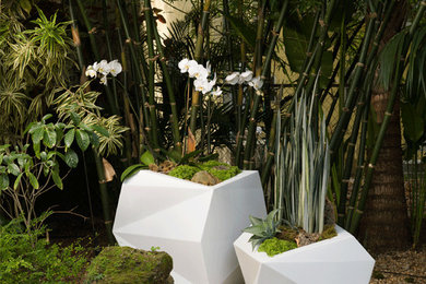 Patio - modern patio idea in Providence