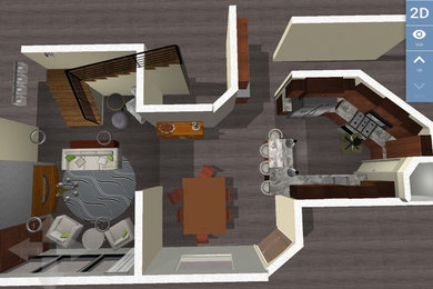Family room - traditional family room idea in Other