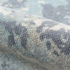 Momeni Illusions Wool Hand Tufted Blue Runner 2'3"x8'